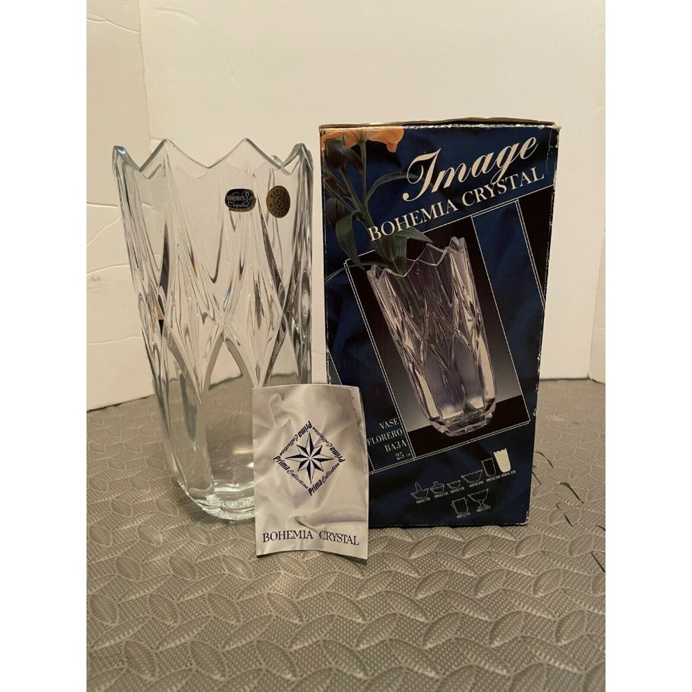 Image Bohemia Crystal Vase Florero BA3A 20cm 89010/200